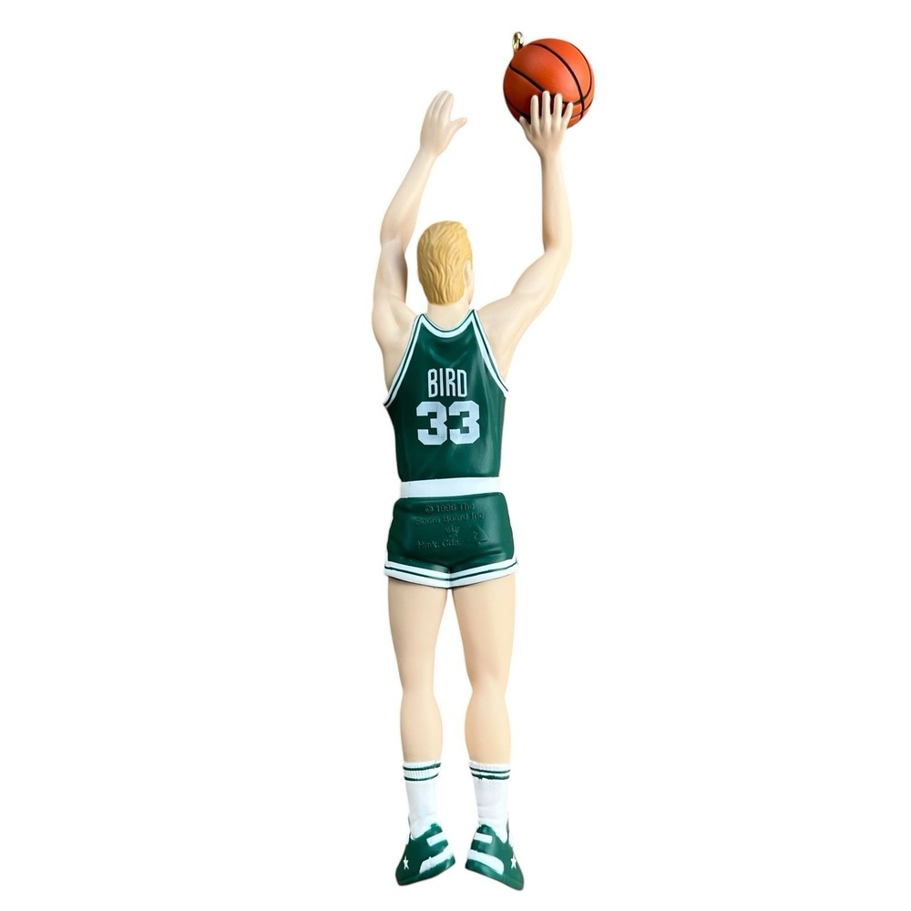 Larry Bird 33 Hallmark Keepsake Ornament Celtics Hoop Stars 1996 Vintage - Picture 3 of 8